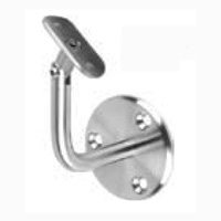 Support r�glable - A4 satin� Ext�rieur Support main courante Supports Inox 06-020B-16S