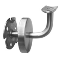 Support fixe- A2 satin� avec cache Int�rieur Support main courante Supports Inox 06-100B-04S