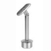 Support rampe r�glable A2 satin� 304 Int�rieur Support pour poteau Support r�glable 10-071B-04S