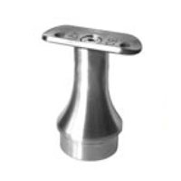 Support rampe fixe �vas� A2 satin� 304 Int�rieur Support pour poteau Support fixe 12-001B-04S