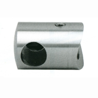 Connecteur barre borgne Inox A4 satin� 316 ext�rieur Raccords pour barres Connecteur borgne 19-012B-16S