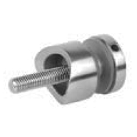 Soutien verre perc� perpendiculaire Inox 304 int�rieur Soutien verre perc� Poteau � 42,4mm 26-010B-04S