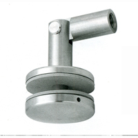 Soutien pour auvent Inox 304 satin� Marquise - Auvent Soutien tige-verre 28-005X-04S