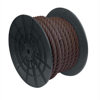 Corde marron d�corative Main courante en corde Corde d�corative 65031