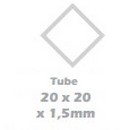 Leonardo Inox 316 Garde-corps Inox Panneau 1 m�tre 50 7003