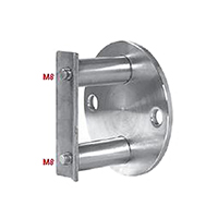 Support de tube inox 316 brillant